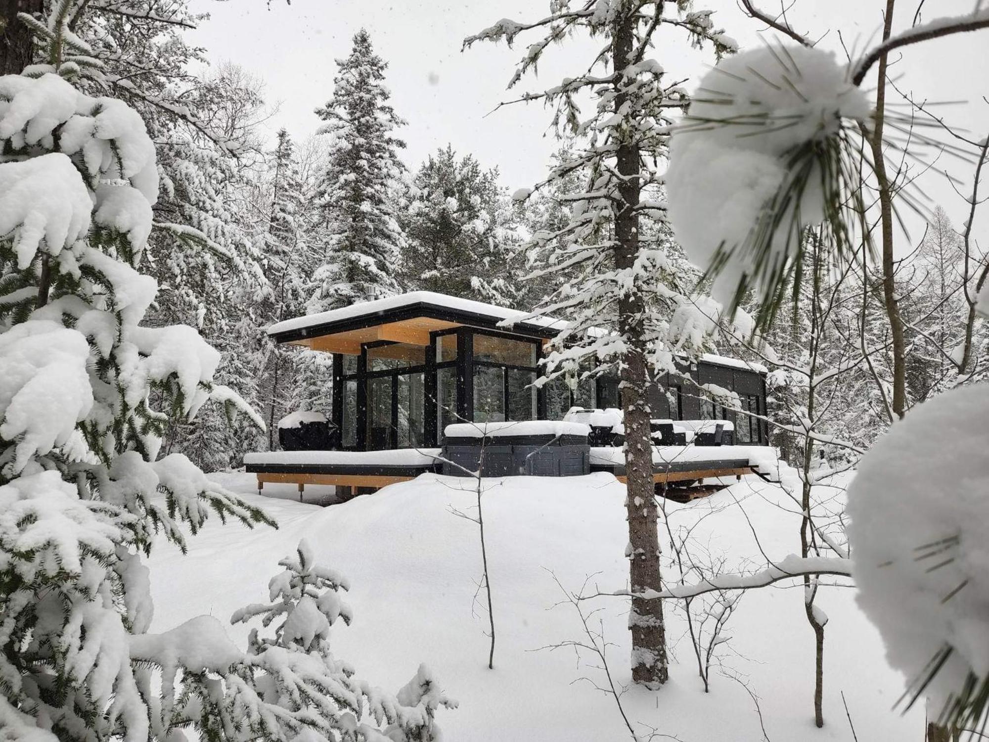 Les Chalets Double K # 1 Сент-Алексис-де-Мон Экстерьер фото